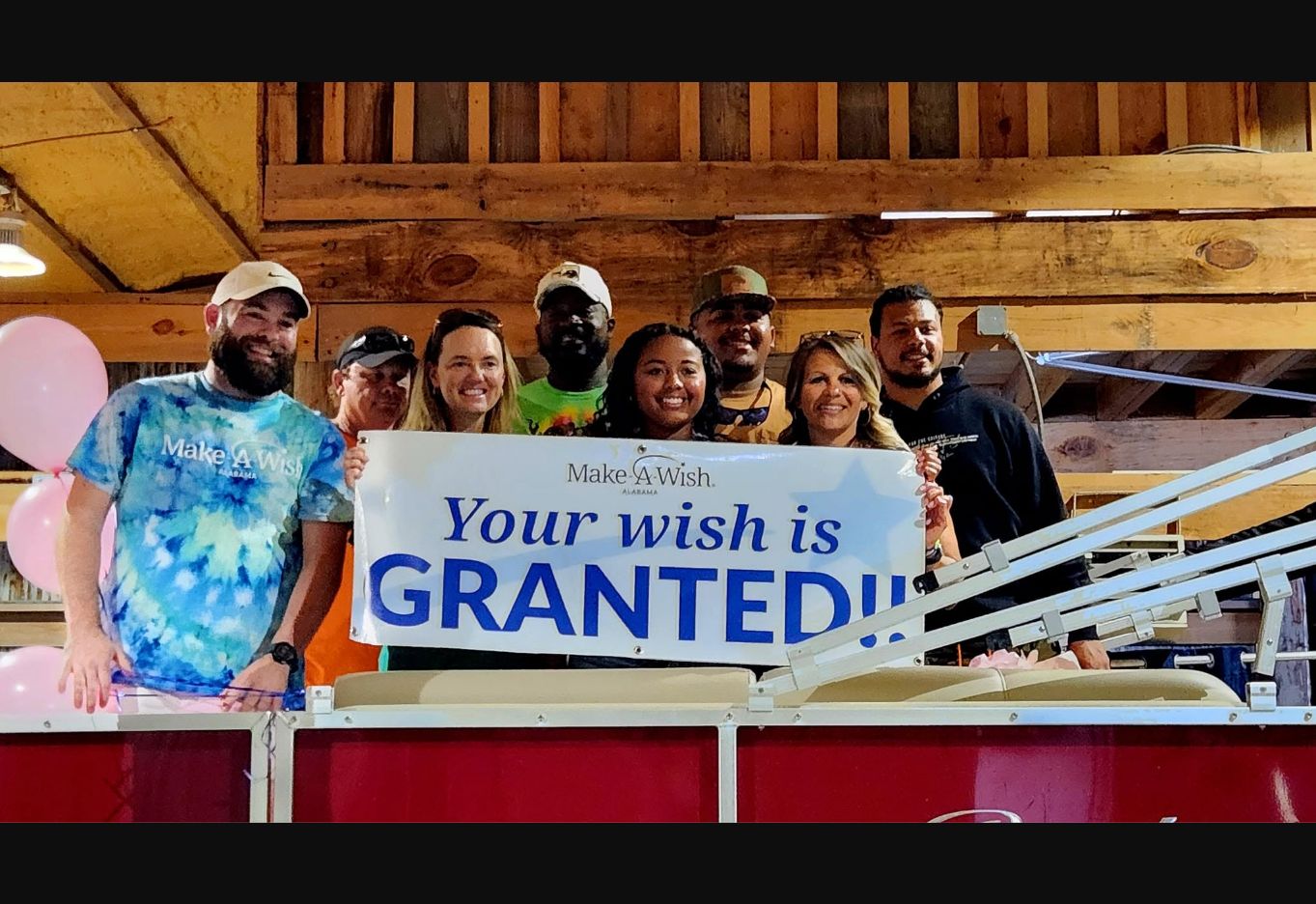Helping create a Make-A-Wish day on the water